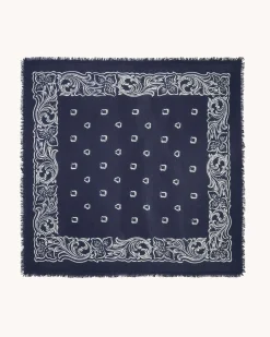 Bandana Cachemire Motif Hawaien, 2 Fils