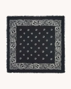 Bandana Cachemire Motif Hawaien, 2 Fils