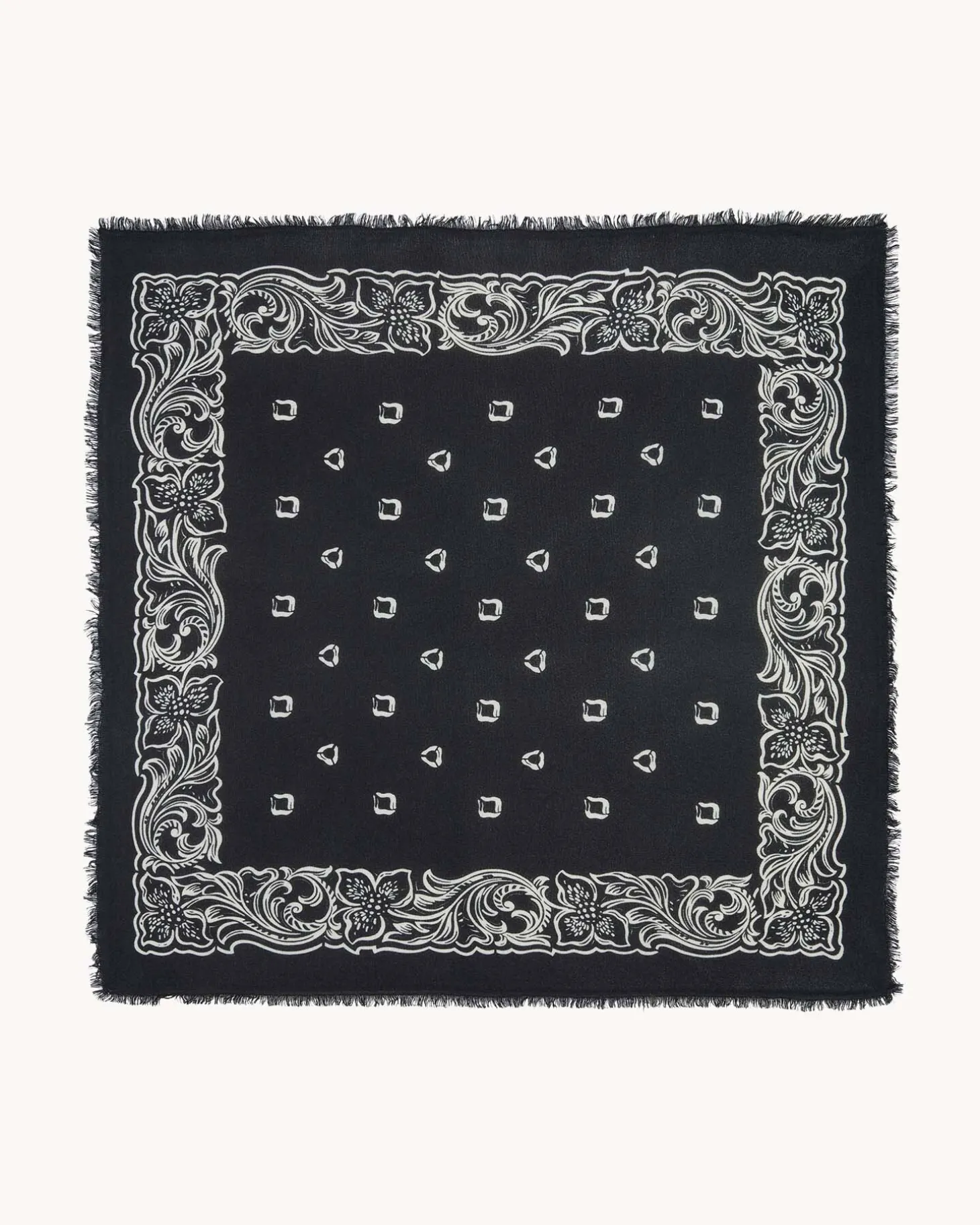 Bandana Cachemire Motif Hawaien, 2 Fils