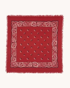Bandana Cachemire Motif Hawaien, 2 Fils