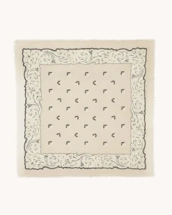 Bandana Cachemire Motif Hawaien, 2 Fils