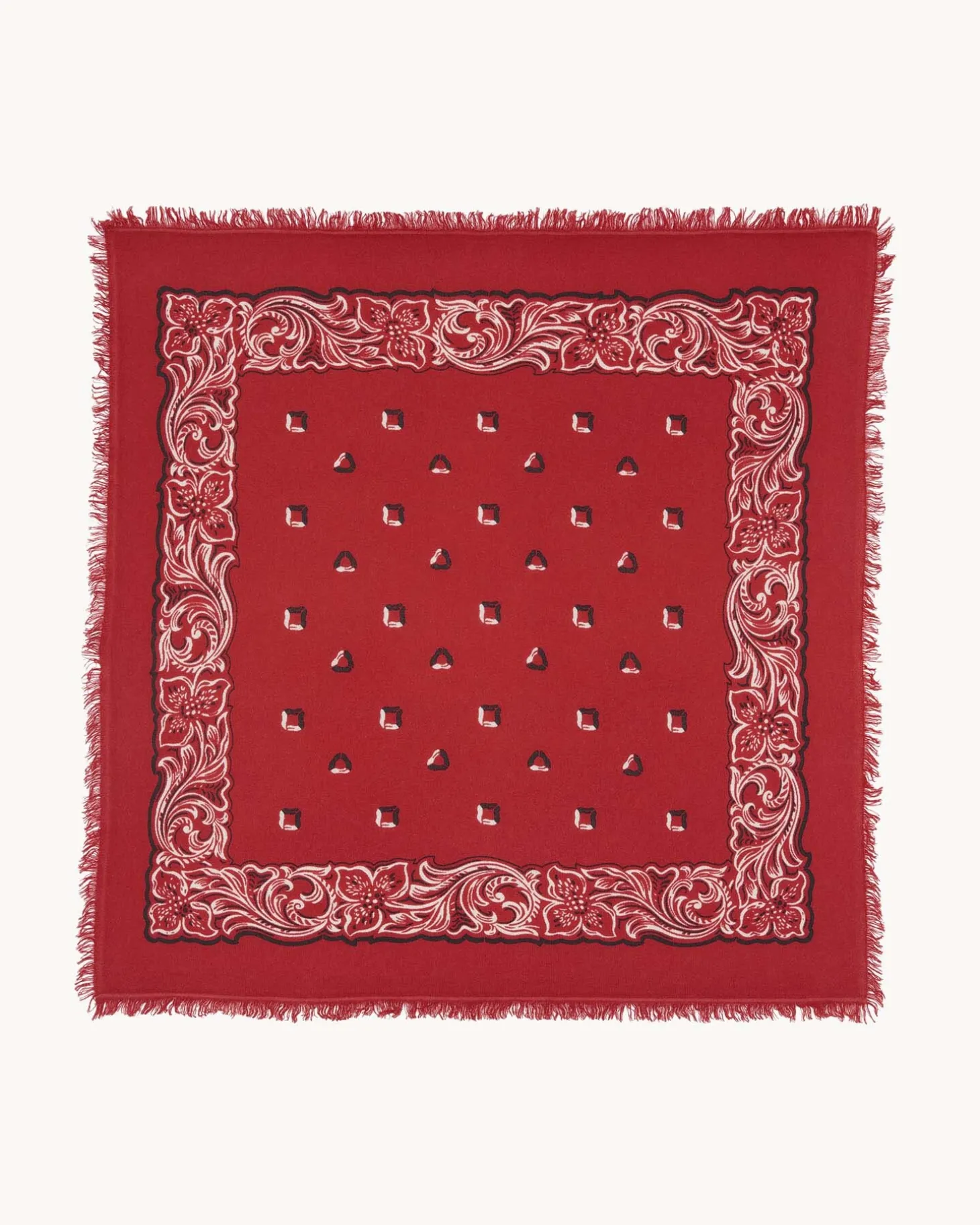Bandana Cachemire Motif Hawaien, 2 Fils