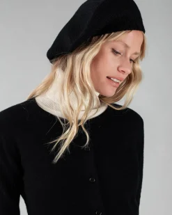 Beret Cachemire Couleur Unie