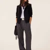 Blouson Cachemire Tisse Manches Mailles