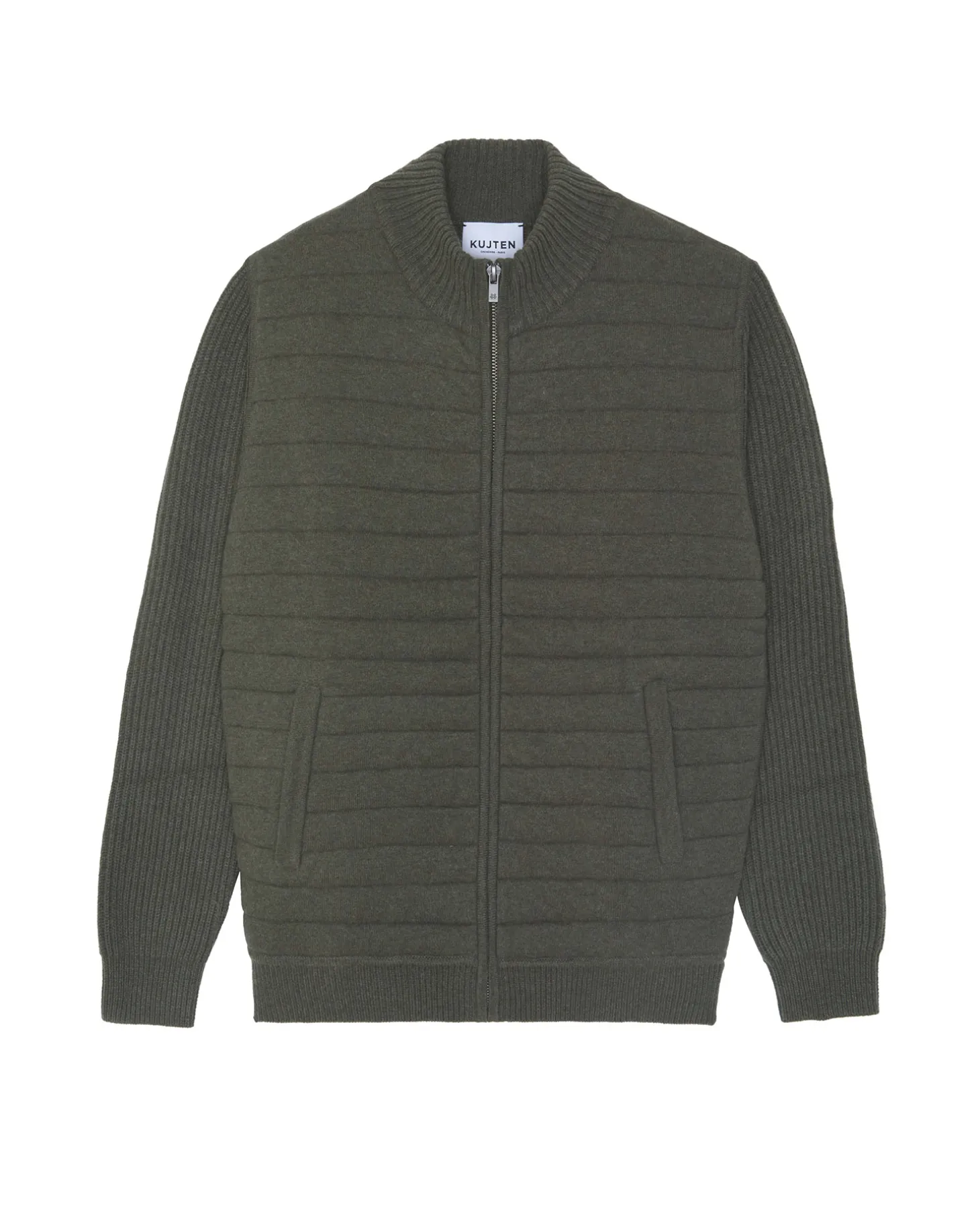 Blouson Cachemire Zippe, 6 Fils