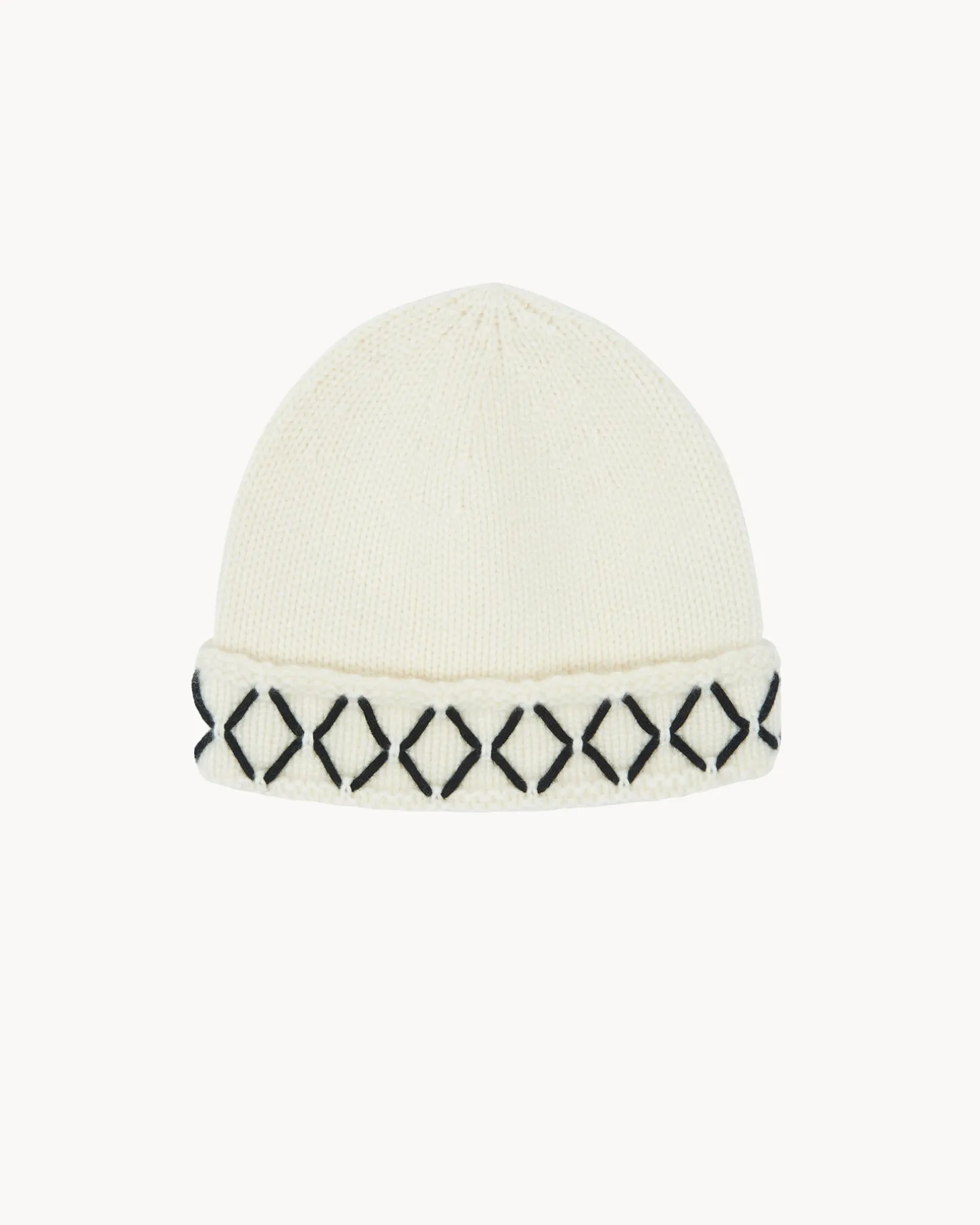 Bonnet Cachemire Broderies Main