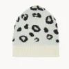 Bonnet Cachemire Imprime Leopard