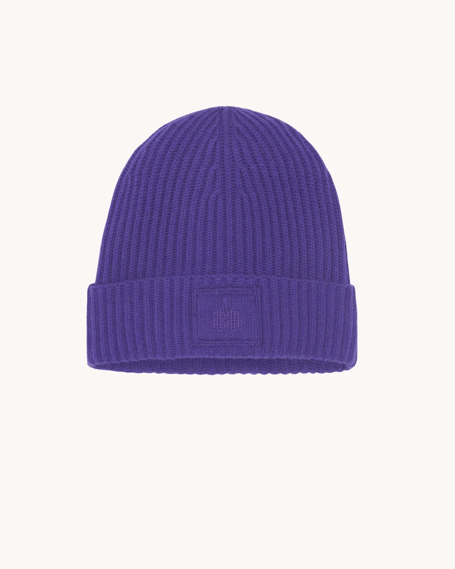 Bonnet Cachemire Logo, 6 Fils
