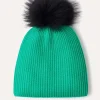Bonnet Cachemire Pompon Mixte