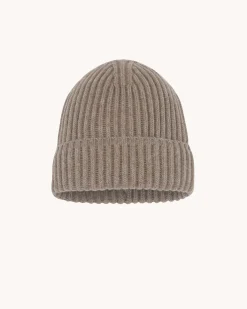 Bonnet Cachemire Uni Cotes Anglaises