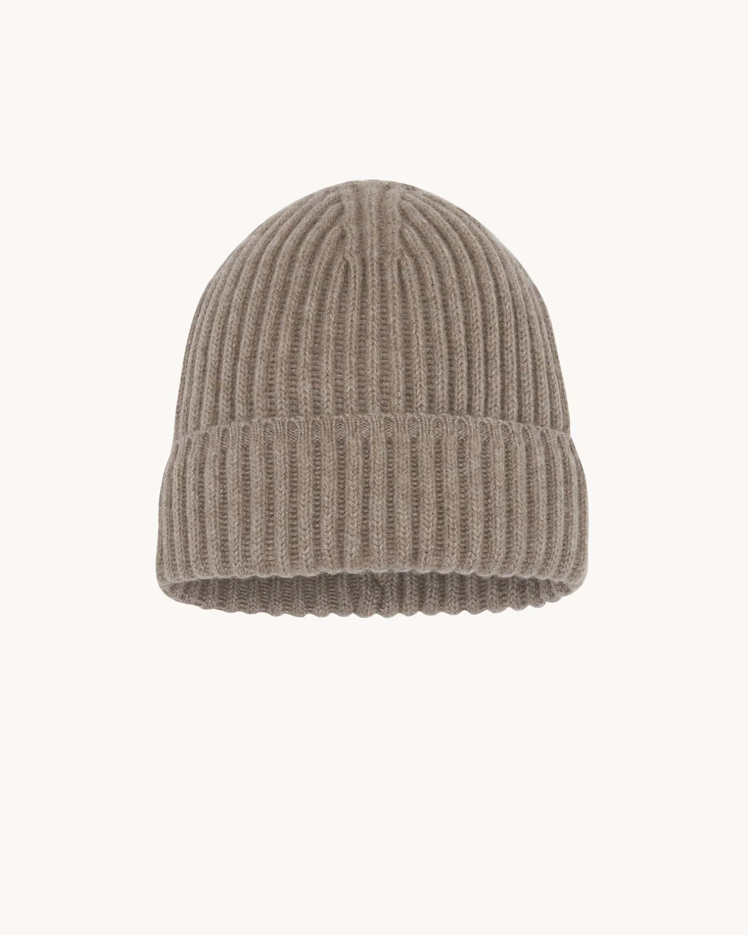 Bonnet Cachemire Uni Cotes Anglaises