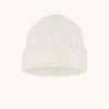 Bonnet Cachemire Uni Cotes Anglaises