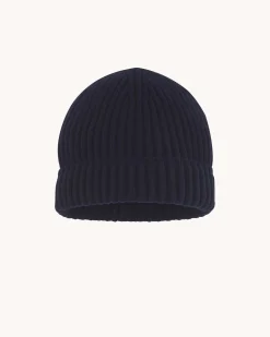 Bonnet Cachemire Uni Cotes Anglaises