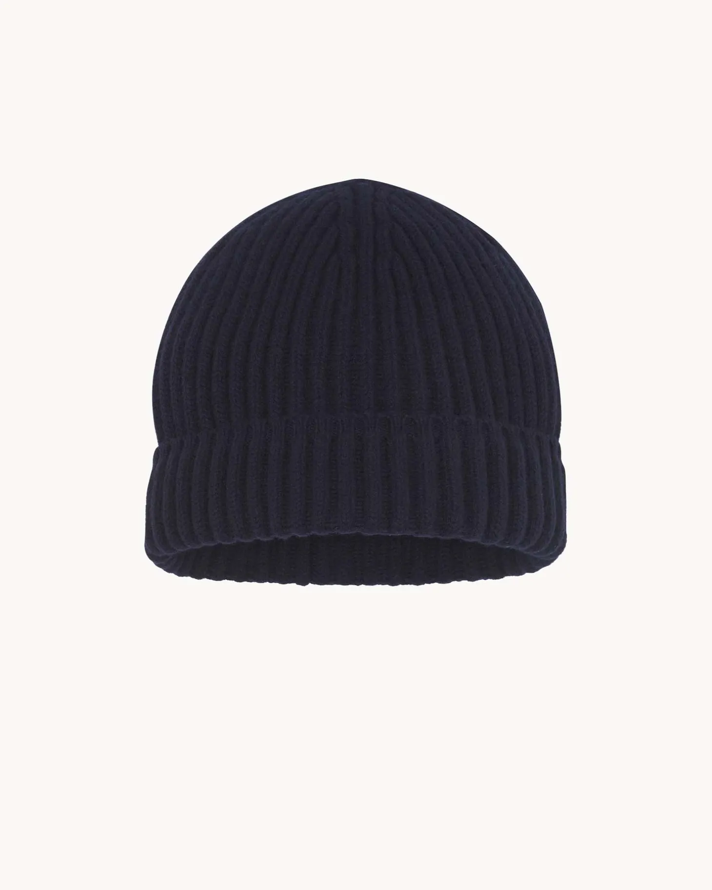 Bonnet Cachemire Uni Cotes Anglaises
