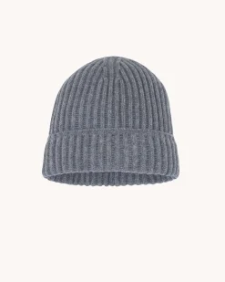Bonnet Cachemire Uni Cotes Anglaises