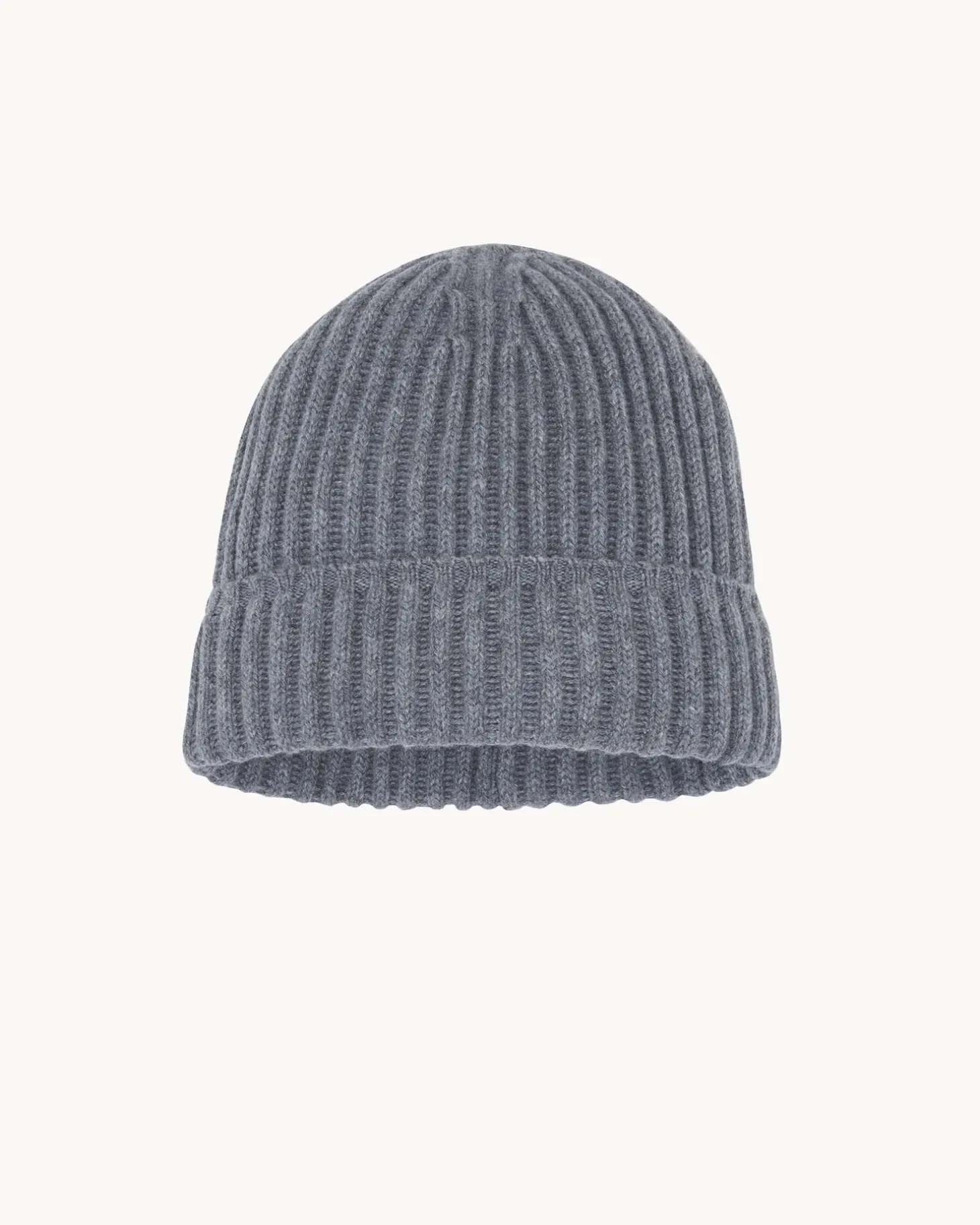 Bonnet Cachemire Uni Cotes Anglaises