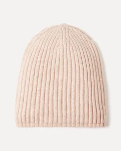 Bonnet Cachemire Uni Cotes Anglaises