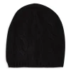 Bonnet Cachemire Uni Torsade