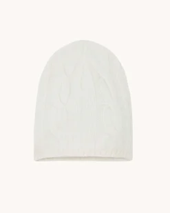 Bonnet Cachemire Uni Torsade