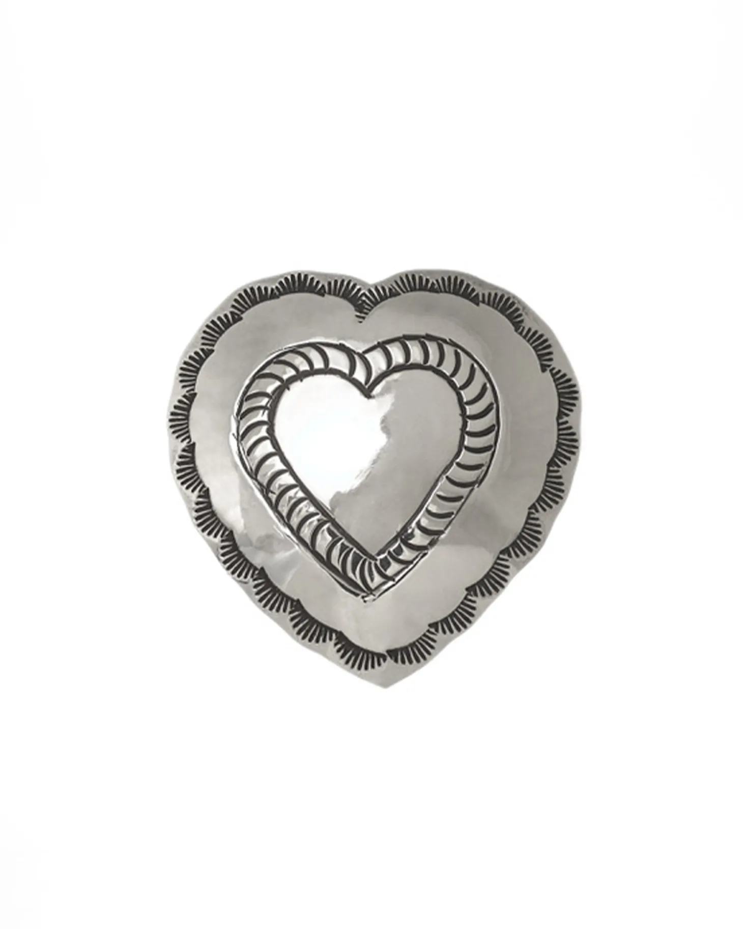 Broche Coeur En Massif 925/1000E