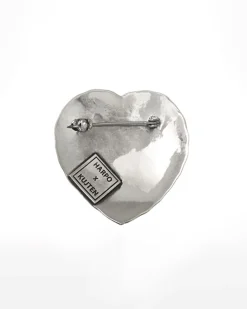 Broche Coeur En Massif 925/1000E