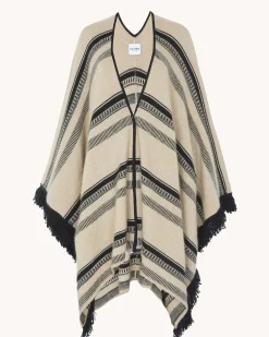 Cape A Franges Cachemire, 4 Fils