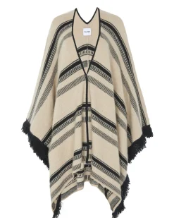Cape A Franges Cachemire, 4 Fils