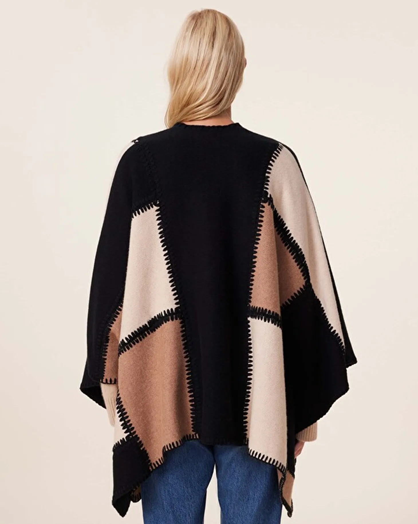 Cape Cachemire Patchwork, 4 Fils