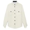 Cardigan A Franges Cachemire Femme