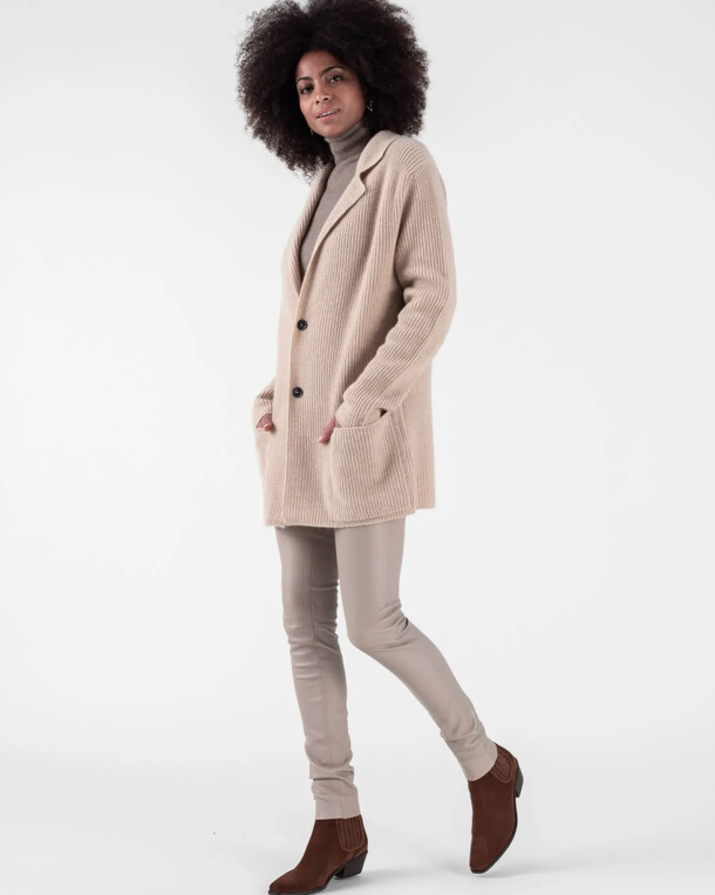 Cardigan Blazer Manches Longues