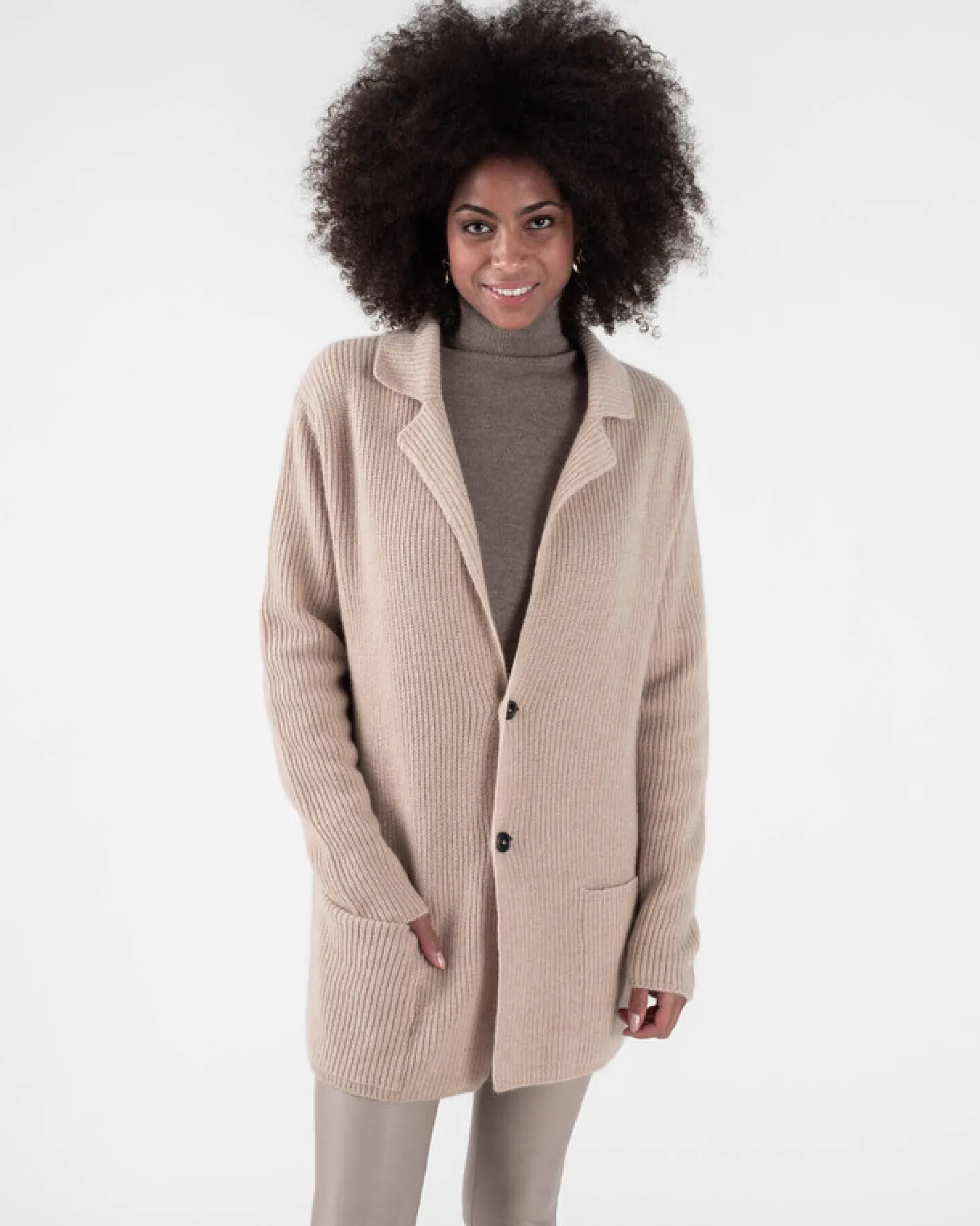 Cardigan Blazer Manches Longues