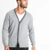 Cardigan Cachemire Bord Contraste