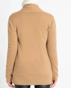 Cardigan Cachemire Col Chale Long