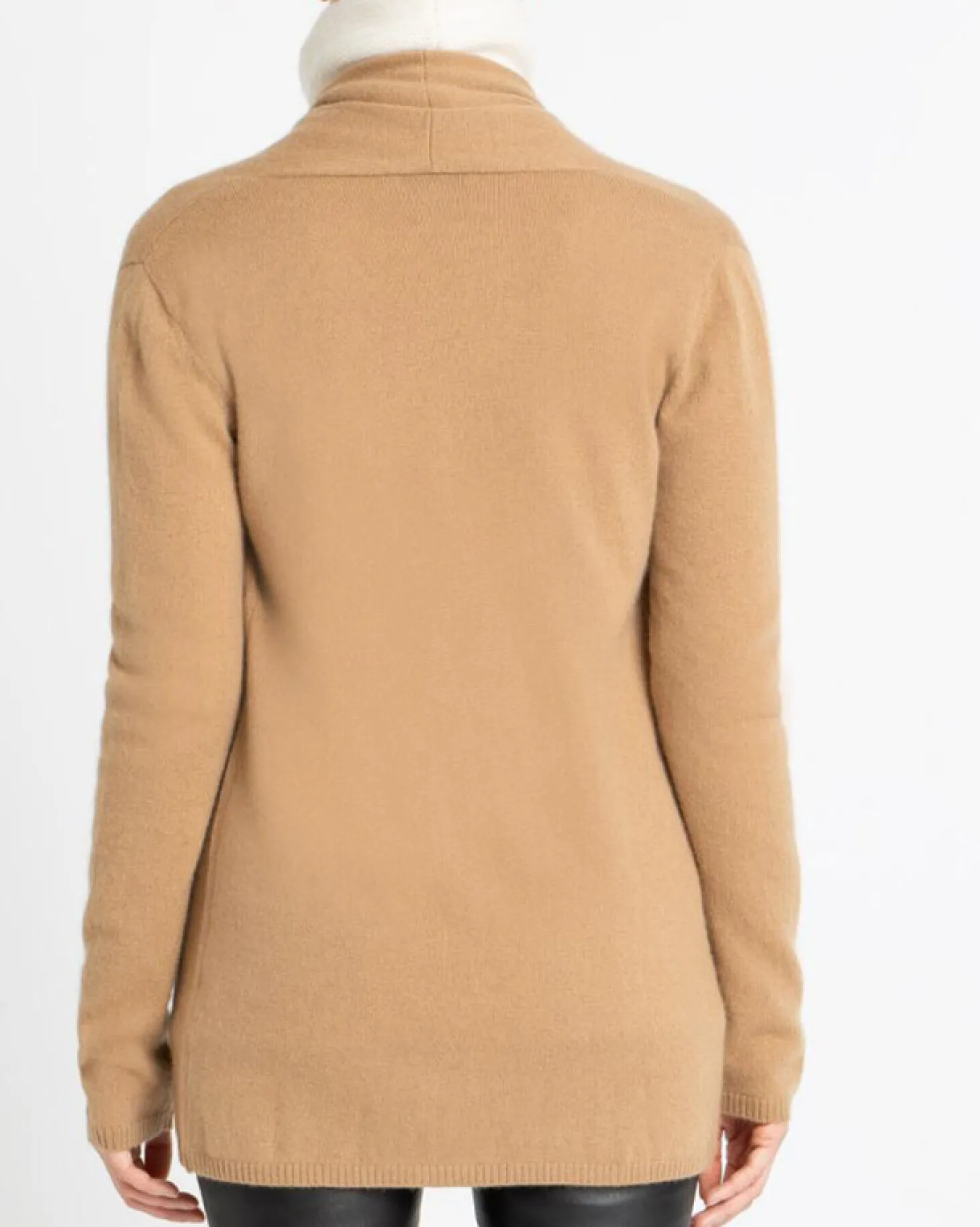 Cardigan Cachemire Col Chale Long