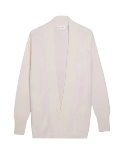 Cardigan Cachemire Col Kimono Long