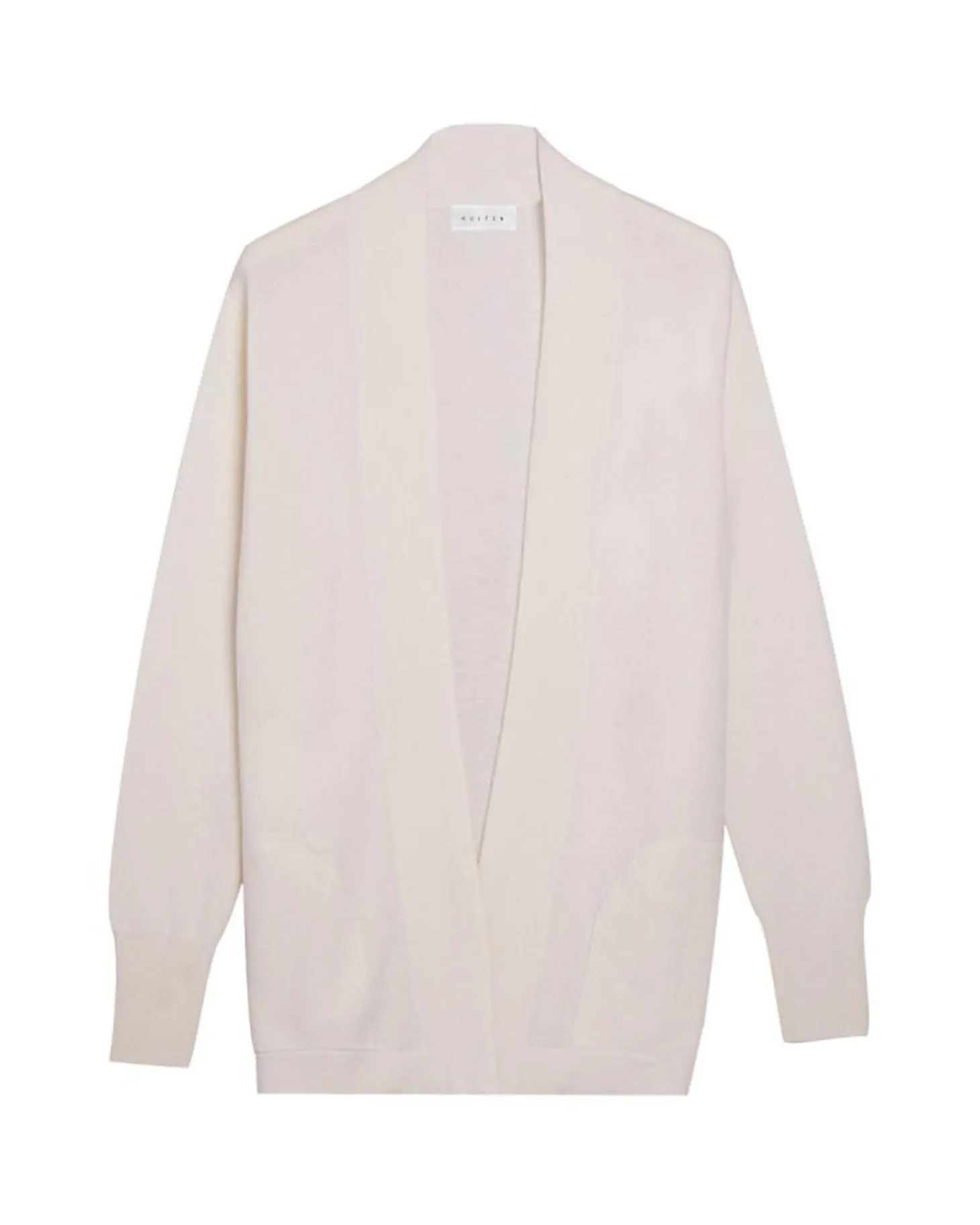 Cardigan Cachemire Col Kimono Long