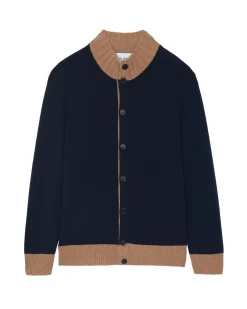 Cardigan Cachemire Col Rond Homme