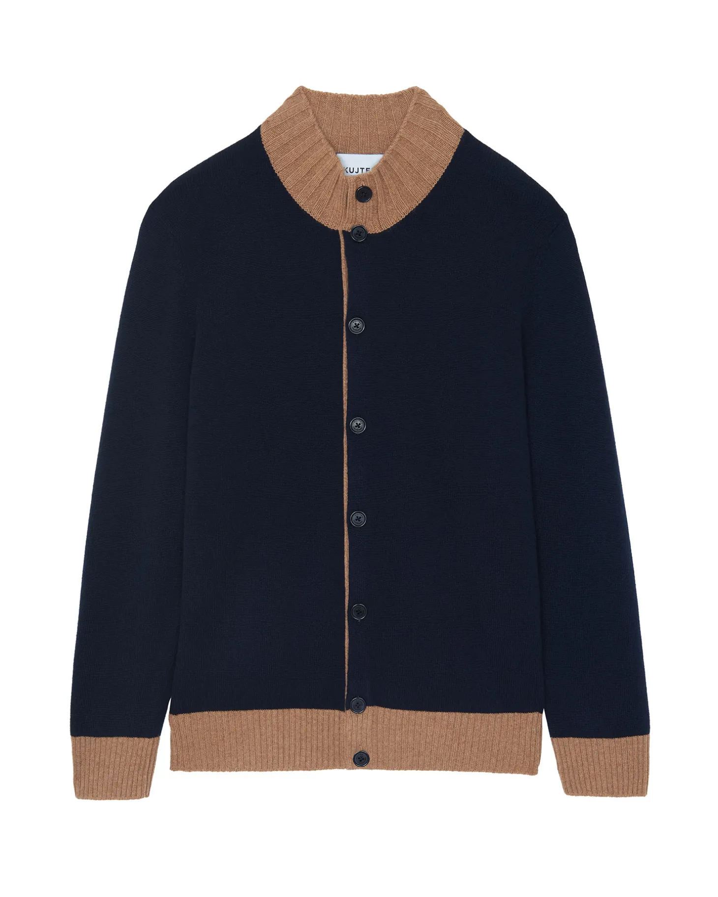 Cardigan Cachemire Col Rond Homme