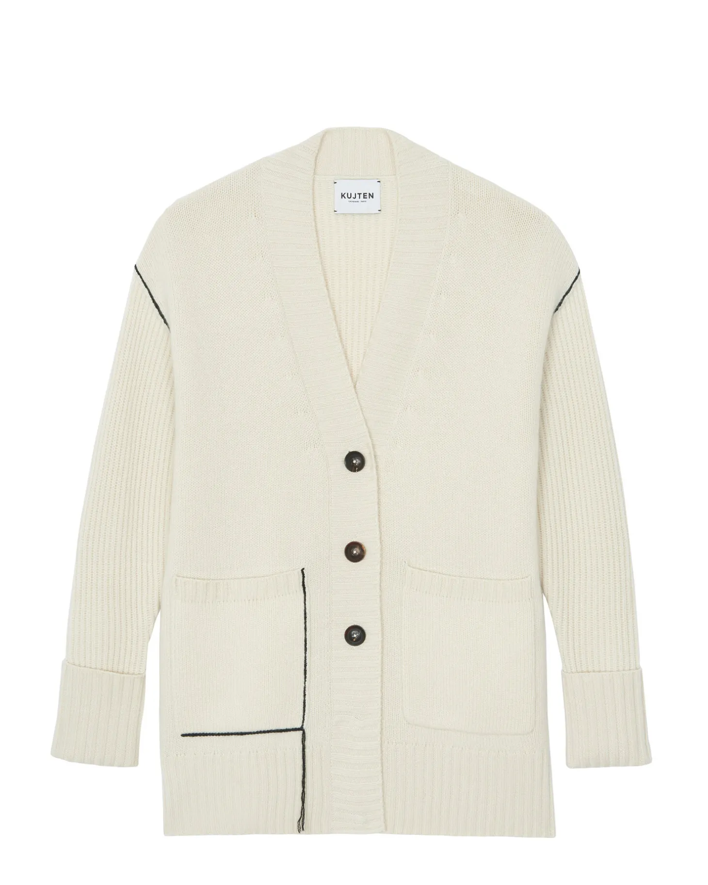Cardigan Cachemire Col V Femme Oversize