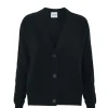 Cardigan Cachemire Col V Court Uni
