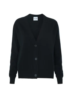 Cardigan Cachemire Col V Court Uni