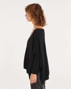 Cardigan Cachemire Col V Oversize