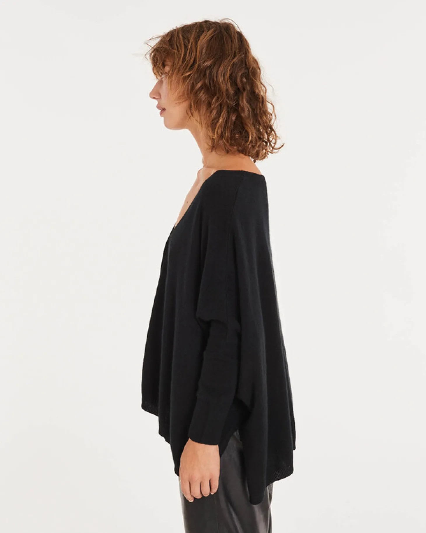 Cardigan Cachemire Col V Oversize