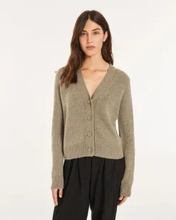 Cardigan Cachemire Court