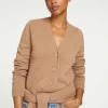 Cardigan Cachemire Court, 4 Fils