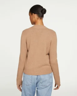 Cardigan Cachemire Court, 4 Fils