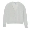 Cardigan Cachemire Femme Col V Court