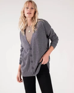 Cardigan Cachemire Manches Longues