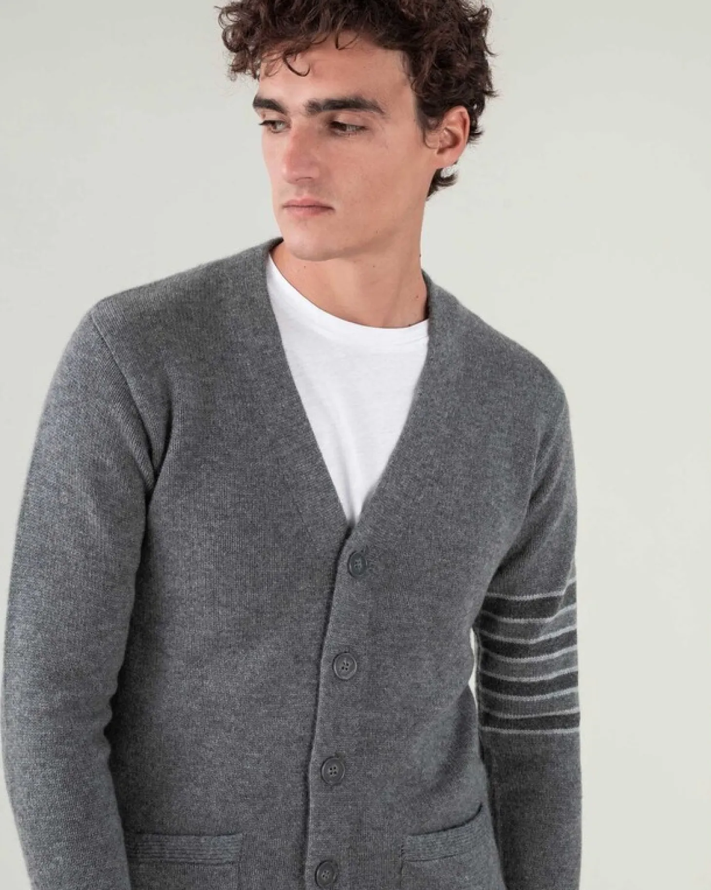Cardigan Cachemire Manches Longues