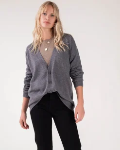 Cardigan Cachemire Manches Longues